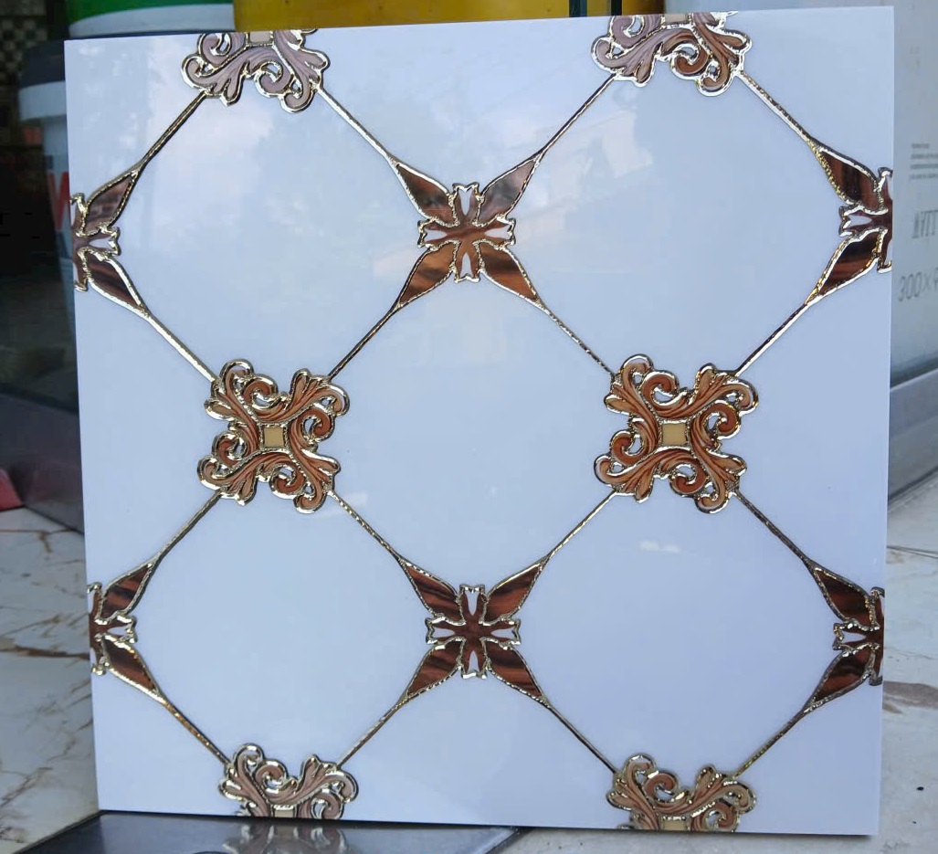 Gạch 30x30 Cm Trang Trí Nhũ Vàng Hoa Văn Sang Trọng SGHL3361 tẩng trí