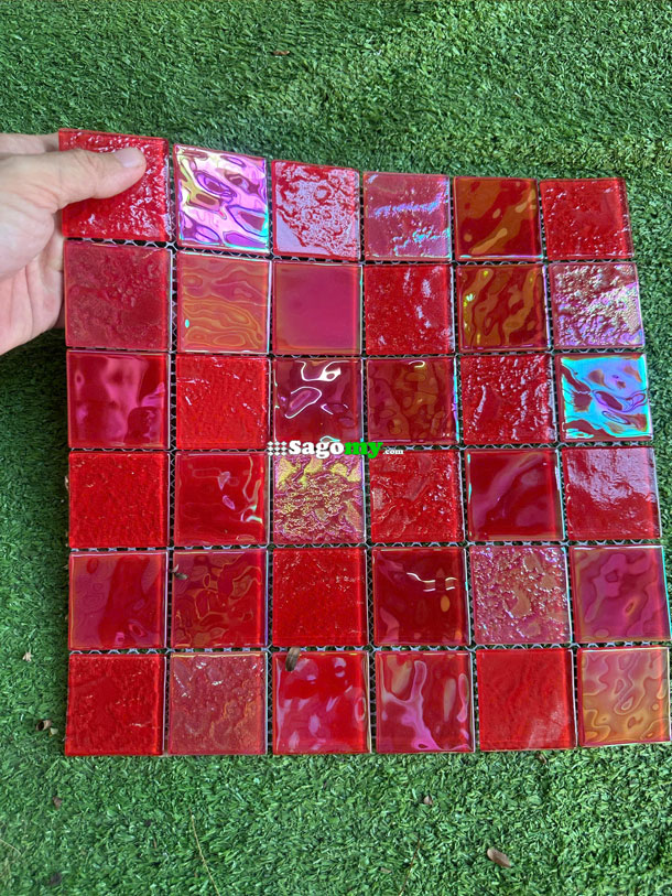 Gạch Mosaic Thuỷ Tinh Lấp Lánh Vuông Vừa Ốp Bếp Trang Trí SG1005 5 Gạch Mosaic Thuỷ Tinh Lấp Lánh Vuông Vừa Ốp Bếp Trang Trí SG1005 4