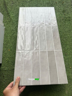 Gạch Trang Trí 300x600 Màu Xám Nhạt Mờ Giả Thẻ SG1014 3