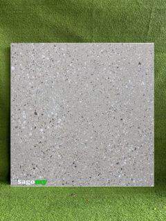 Gạch 600x600 Vân Đá Mài Terrazzo Nâu Xám ATSG12127