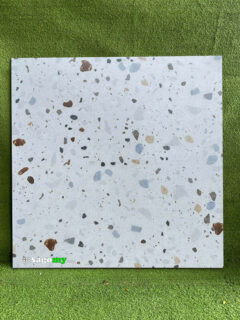 Gạch 60×60 CM Lát Quán Cà phê Vân Terrazzo Hạt Lớn EC6038