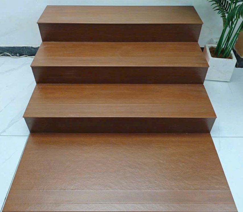 Gạch Vân Gỗ Đậm Làm Cầu Thang 47x120 Cm STSG992 1