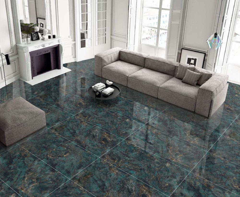 Gạch 60x120 Cm Màu Xanh Ngọc Vân Đá NKSG61249 trang trí