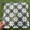 Gạch Mosaic Đá Tự Nhiên Nhiều Hoa Văn Kích Thước Màu Xanh Và Trắng