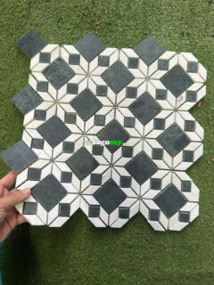 Gạch Mosaic Đá Tự Nhiên Nhiều Hoa Văn Kích Thước Màu Xanh Và Trắng 7 Gạch Mosaic Đá Tự Nhiên Nhiều Hoa Văn Kích Thước Màu Xanh Và Trắng 2