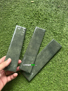 Gạch Thẻ 5x20 Cm Màu Xanh Rêu Cổ Điển Men Bóng