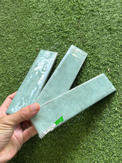 Gạch Thẻ 5×20 Cm Màu Xanh Mint Cổ Điển Men Bóng 4