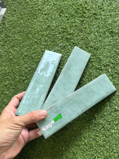 Gạch Thẻ 5×20 Cm Màu Xanh Mint Cổ Điển Men Bóng 5